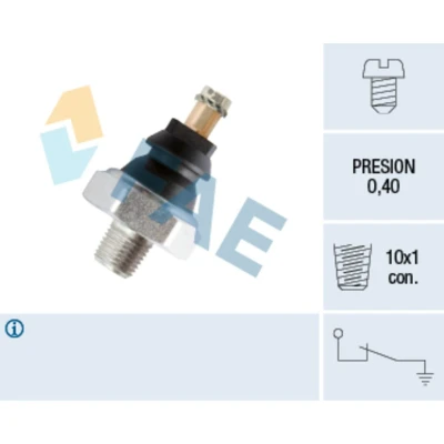 Imagen de FAE 10060 Sensor de Presión Aceite M10x1 con. 0,4