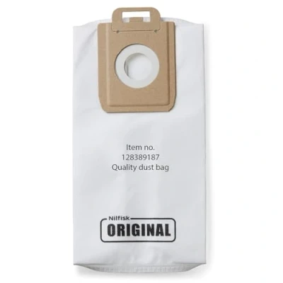 Imagen de Nilfisk 107407639 Accesorio y suministro de vacío Bolsa para el polvo aspiradora (Bolsa polvo, Blanco, Nilfisk, 4 pieza(s), 1 pieza(s))