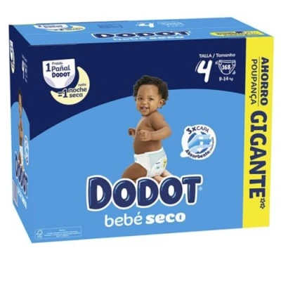 Imagen de Dodot Bebé Seco Mega Box Talla 4 168 uds.