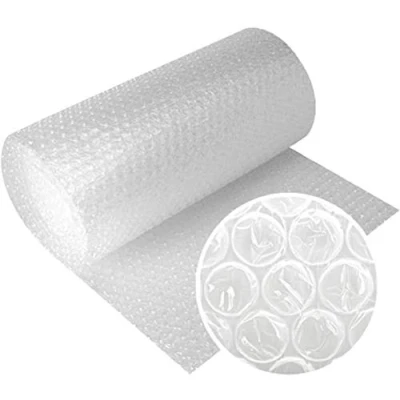 Imagen de Rollo de plastico transparente burbuja 50 cm x 40 m, ideal para acolchar y amortiguar cualquier producto