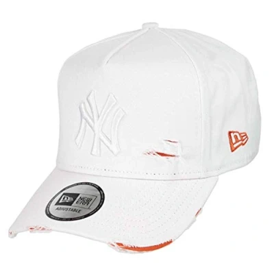 Imagen de New Era York Yankees 9forty A Frame Adjustable Cap Distressed White/Orange One Size
