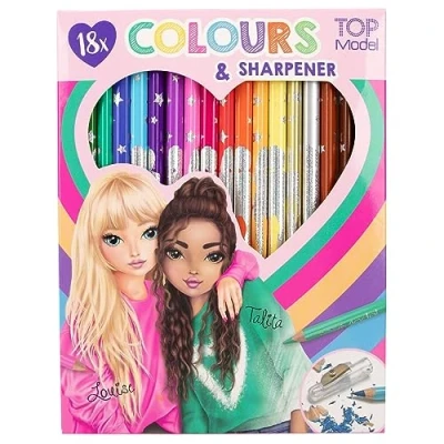 Imagen de Depesche TOPModel 18 Colouring Pencilswith Sharpener (0612215)
