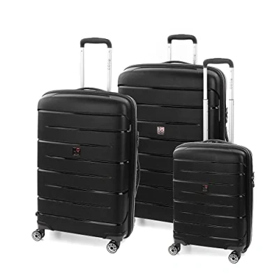 Imagen de MODO BY RV RONCATO Set 3 Trolley G+M+C 4W Starlight 2.0 Nero Unisex Adultos