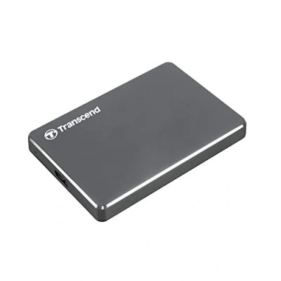 Imagen de Transcend StoreJet 25C3 2000GB Aluminio Disco Duro Externo (2000 GB, 2.5&quot;, 3.0 (3.1 Gen 1), 5400 RPM, 5000 Mbit/s, Aluminio)