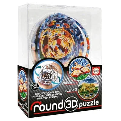 Imagen de Educa 3D Round Puzzle Elizabeth Sutton Gira, voltea y Resuelve Rompecabezas Niños Juegos a Partir de 8 años (19986)