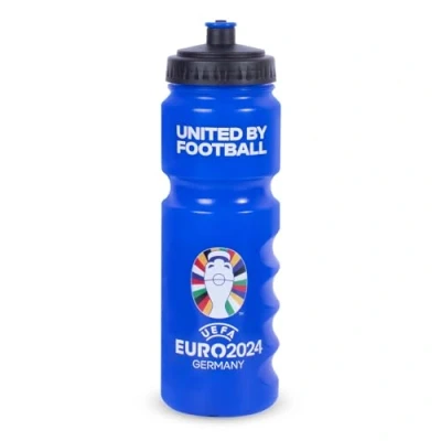 Imagen de Hy Pro Euro 2024 botella de plástico 750 ml, con licencia oficial, 0,75 L, reutilizable, boquilla retráctil, ligera, deportiva, sin BPA