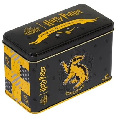 Imagen de New English Teas Caja de té oficial con escudo Hufflepuff Harry Potter 40 bolsitas la tarde en inglés