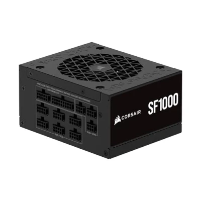 Imagen de CORSAIR SF1000 (2024) Fuente de Alimentación ATX Totalmente Modular Bajo Ruido 80 Plus Platinum Compatible con 3.1 Preparada para PCIe 5.1 Soporte SFX a Incluido Negro
