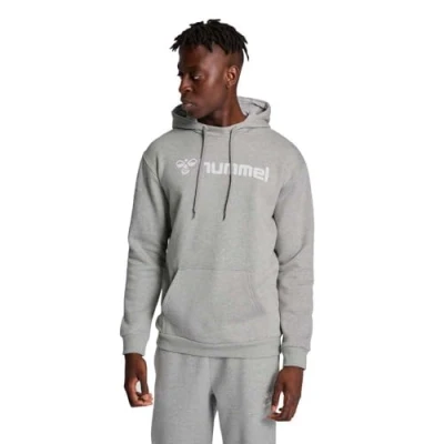 Imagen de hummel Hmlmover Cotton Hoodie Sudadera con Capucha, Gris, Medium Hombres