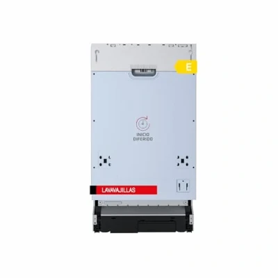 Imagen de Corbero Lavavajillas 10 Cubiertos CLVM3624I 8 Programas 5 Temperaturas Display LED Inicio Diferido Función Media Carga 49 dB Eficiencia Energética E, Blanco