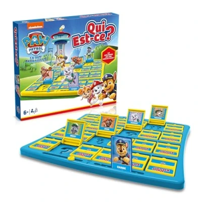 Imagen de Winning Moves ¿QUIÉN ES? LA PATROUILLE (Paw Patrol) Juego de Mesa Versión en francés