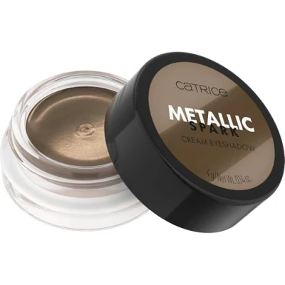Imagen de Catrice Cosmetics Sombra de ojos en crema Metallic Spark, larga duración, expresión del resultado, gran pigmentación, reluciente, escarchado, 4 g
