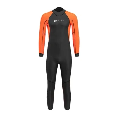 Imagen de 2023 Orca Mens Vitalis Hi Vis Open Water Wetsuit NN27 Black Size 7