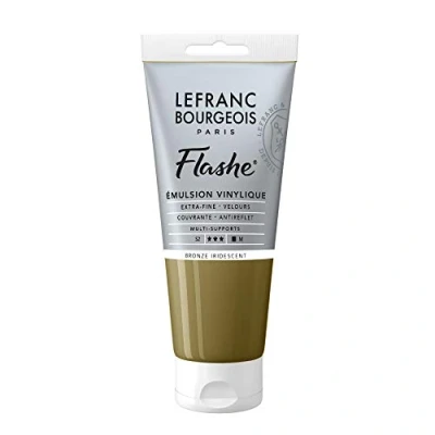 Imagen de Lefranc Bourgeois vinilo Pintura Acrílica, extra fina color de para artistas, Irisierende Bronze, 80ml Tube Vinylfarbe
