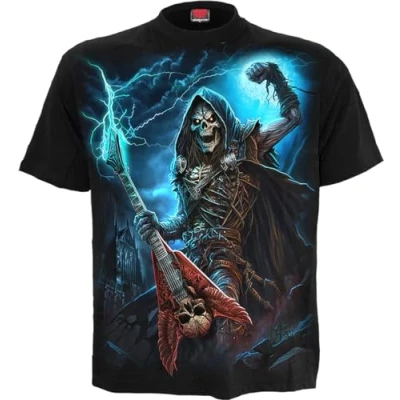 Imagen de Spiral Dead Metal Hombre Camiseta Negro XL 100% algodón Regular