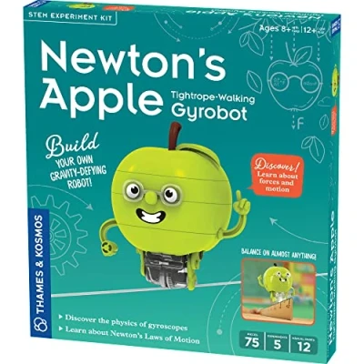 Imagen de Thames &amp; Kosmos Newton&#039;s Apple: Gyrobot de Cuerda tensa Robot científico Stem Kit Educativo Ciencia Diversión para niños, a Partir 8 años 620304