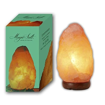 Imagen de Lámpara de Sal del Himalaya 2 3 kg con regulador intensidad y bombilla LED Magic Salt® Lighting For Your Soul