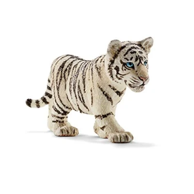 Imagen de Schleich Wild Life White Tiger Cub Cachorro de Tigre Blanco, Color (14732)