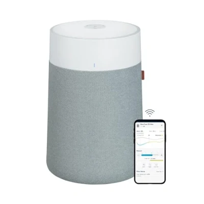 Imagen de BLUEAIR Purificador de aire para salas medianas o cocinas, limpia 172 m2/hora, limpiador inteligente HEPASilent mascotas, alérgenos, virus, polvo, moho y humo, Blue Pure 3350i Max