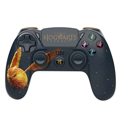 Imagen de Harry Potter Mando sin hilo ps4 con entrada Jack Botones luminosos Hogwarts Legacy Snitch Dorada