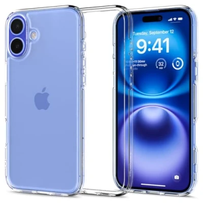 Imagen de Spigen Ultra Hybrid TPU Back Cover Transparente Apple iPhone 16 Plus