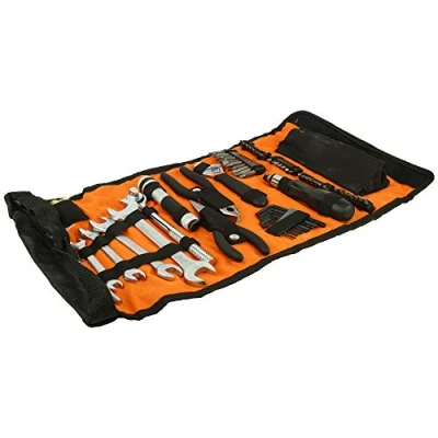 Imagen de BLACK+DECKER Kit de Herramientas para Automóviles 71 Piezas, Incluye Linterna, Organizador Enrollable, Manuales y Bricolaje, Fácil Almacenaje A7144
