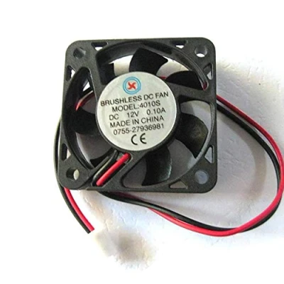 Imagen de N / A Cooling Fan for DC 12V 4010S 2 Pin 40x40x10mm Brushless Blade