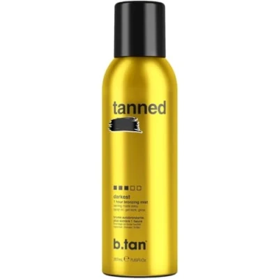 Imagen de b.tan Bruma Autobronceadora Oscura Tanned AF Bronzing Mist 1 hora, sin olor a bronceado falso, Apto para veganos, crueldad animal, 200ml