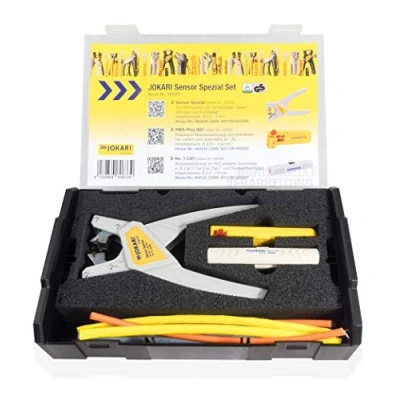 Imagen de Jokari 460633 Juego de herramientas para procesar cables (pelacables, herramienta pelacables precisión, sensores, escaleras y datos)
