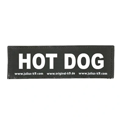 Imagen de Julius K9 162LR K 36173 Parches Fosforescentes, Intercambiables para los Arneses de Perro