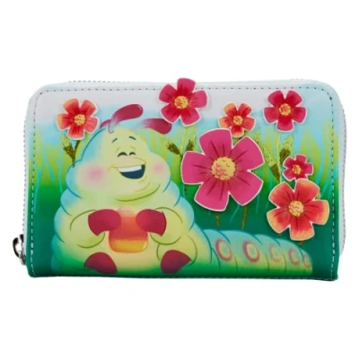 Imagen de Loungefly Disney Pixar A Bugs Life Earth Day Cartera con cremallera para mujer, Multicolor, talla única