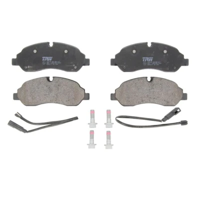 Imagen de TRW GDB2117 Juego de pastillas freno con contacto avisador desgaste tornillos pinza accesorios FORD: Transit Custom V362 Furgón