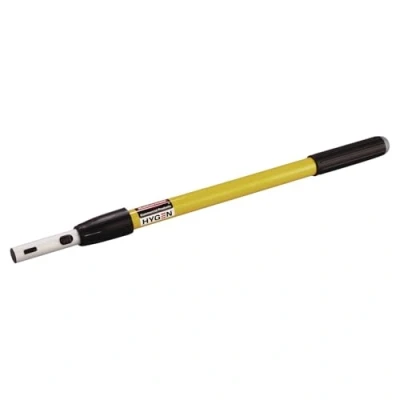 Imagen de Rubbermaid Commercial Products HYGEN Quick Connect Mango corto extensible para mopa, amarillo