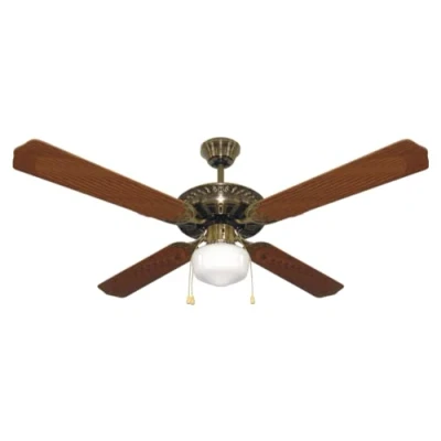 Imagen de Bastilipo Cartagena Ventilador de Techo con Luz E27, 60 W, Cuero, 132 x 47 cm