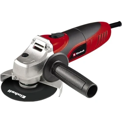 Imagen de Einhell Amoladora angular TC AG 125 (850W, 12.000 1/min de velocidad, disco 125mm ø, protector disco, bloqueo husillo, cabezal engranaje plano aluminio)
