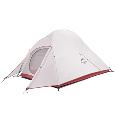 Imagen de Naturehike Cloud Up 2 Tienda de campaña mejorada para personas, todas las estaciones, ligera, Naranja, 210T