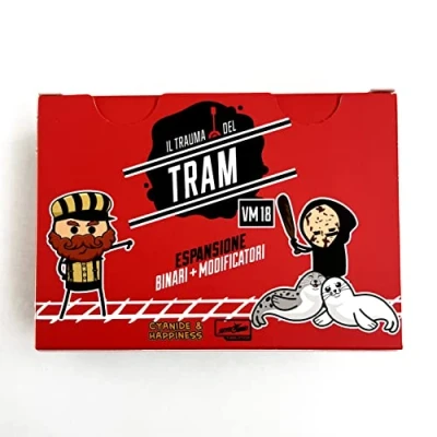 Imagen de Asmodee El Trauma del tranvía: rieles y modificadores, expansión Juego de Cartas para Adultos, edición en Italiano, 8534