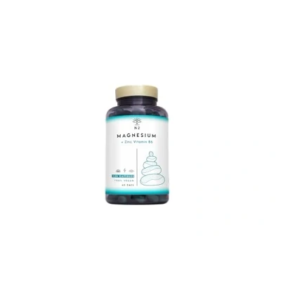 Imagen de ZMA Magnesio con Zinc y Vitamina B6. Mejora el Rendimiento Ayudando a la Recuperación Muscular. Magnesio. Vitaminas para Cansancio. 120 Cápsulas. VEGANO. N2 Natural Nutrition