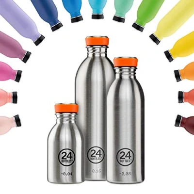 Imagen de 24Bottles Urban Bottle 1L Mint Botella, Adultos Unisex, Multicolor (Multicolor), 1000 ml