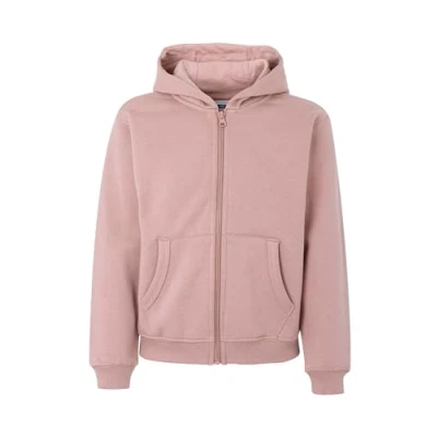 Imagen de Mukua Byron Kids, Sudadera niños con cremallera y capucha, color Pale Rose, Talla 5/6
