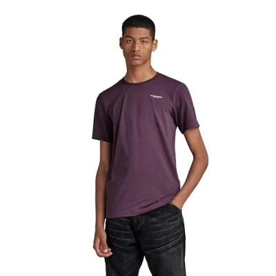Imagen de G STAR Slim Base T Shirt, Camiseta, Hombre, Púrpura (lt maze D19070 C723 8880), XS