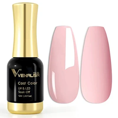 Imagen de VENALISA Esmaltes Semipermanentes de Uñas en Gel UV LED Rosa 12ml Nail Polish