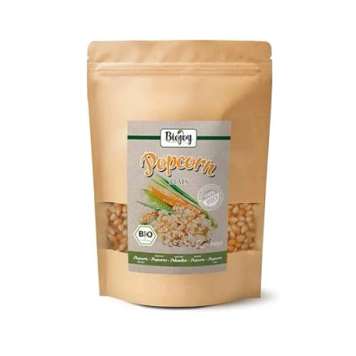 Imagen de Biojoy Maíz para Palomitas BÍO (1 kg), entero y sin sal
