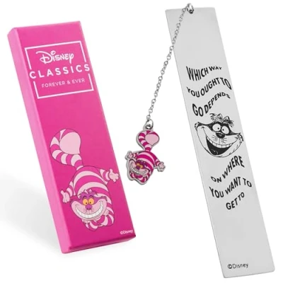 Imagen de Disney Marcapáginas de Metal para Mujer con Frase Inspiradora Regalo Ella (Gris)