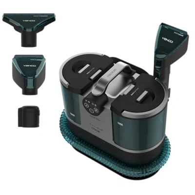 Imagen de Cecotec Limpiador Aspirador de Tapicerias y Alfombras Conga 7000 Carpet&amp;Spot Clean Steam XXL Essential. 1700W, Limpieza Vapor, Deposito 1600ml Agua Limpia 950ml Sucia, Radio Acción 7m