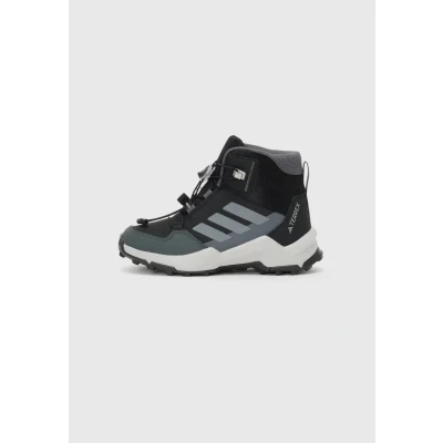 Imagen de Adidas Terrex AX4R MID Unisex Zapatillas altas para niños, Talla: 29, Black/grefou/grey six Zapatos