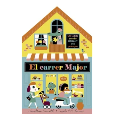 Imagen de El carrer Major. Llibre desplegable (Llibres joc)