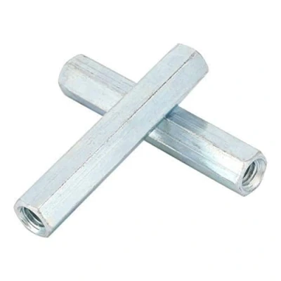 Imagen de Jadeshay Tuerca Larga,2 piezas de Extensión Prolongador Tuercas Acoplamiento Hexagonales Largas Buje Sujetadores Roscados (M10*60)