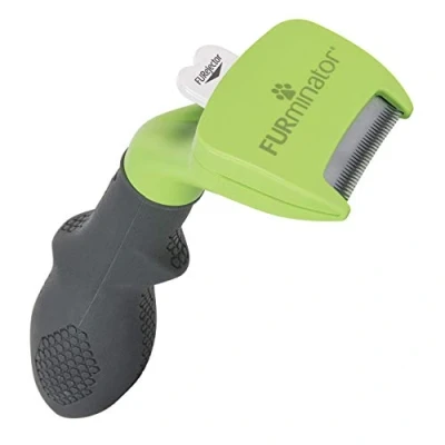 Imagen de FURminator deShedding, Tool para perros pequeños de pelo corto, Cepillo talla S, eliminar el suelto, Diseño mejorado