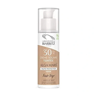 Imagen de Alga Maris Lab. Biarritz Crema Facial Color Beige Spf30 50Ml. 50 ml